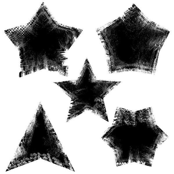 Csillag - Grunge vektoros illusztráció háttér — Stock Vector