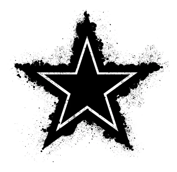 Grunge vektör yıldız