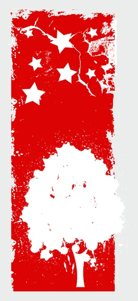 Bannière de particules - USA Independence Day Vector thème Design — Image vectorielle