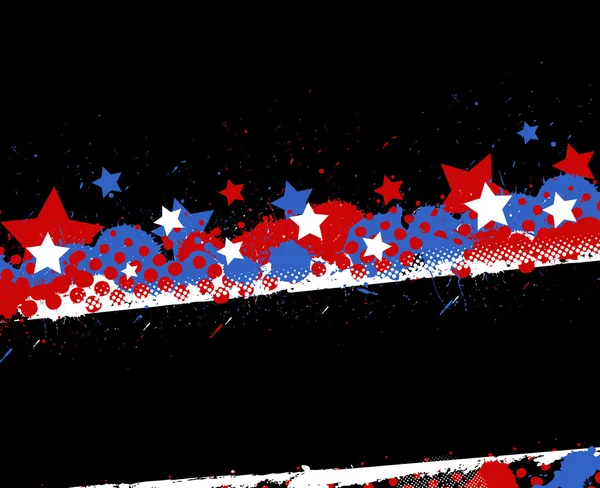 Background - 4 luglio USA - Festa dell'Indipendenza Vector Design — Vettoriale Stock