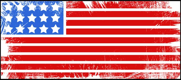 Flag - US 4th of July - Independence Day Vector Design — Stock Vector