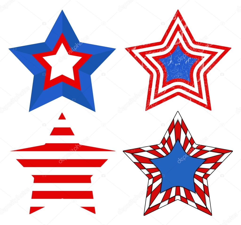 Clipart: patriotism | American Flag style - Patriotic USA ... (1024 x 955 Pixel)