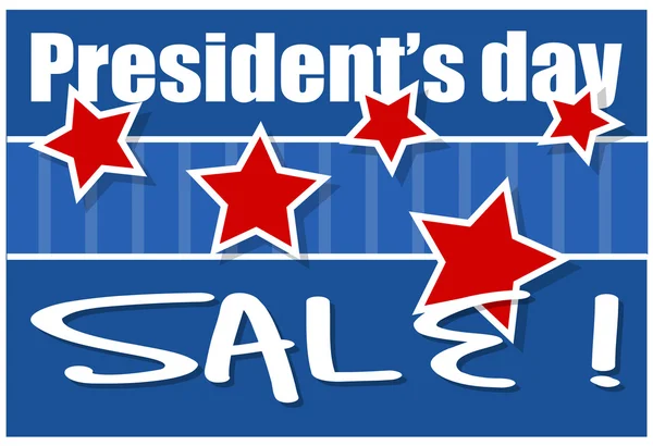 Presidents Day Sale Background — Stock Vector