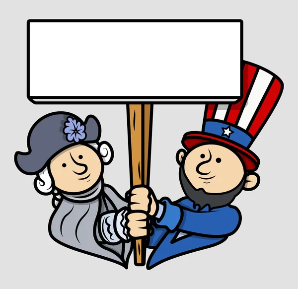 Washington geburtstag vektor clip-art — Stockvektor