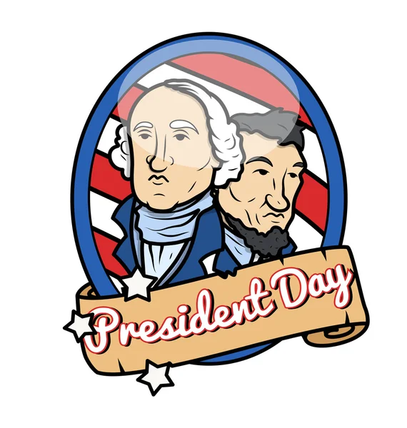 Happy Presidents Day thème Design — Image vectorielle