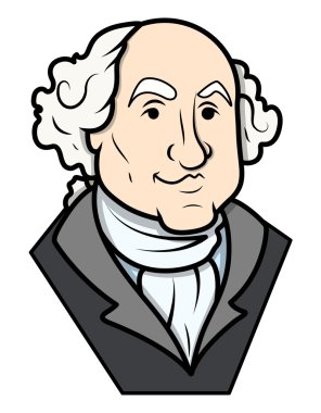 George washington vektör klip-art