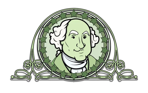 George Washington Vector Illustration Clip-art — Stock Vector