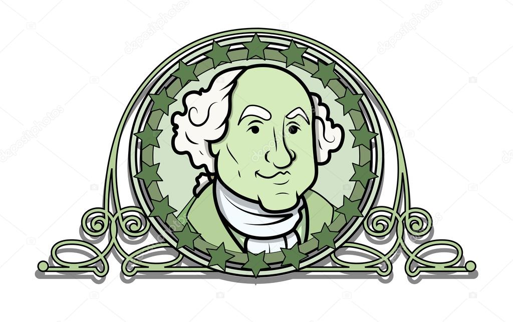 George Washington Vector Illustration Clip-art