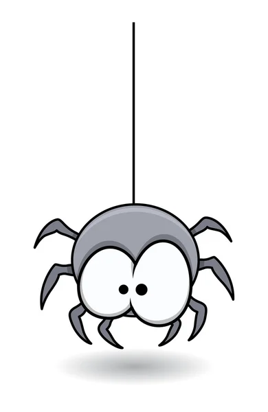 Grappige spider - halloween vectorillustratie — Stockvector