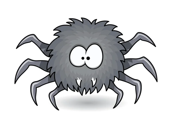 Hunter spider - halloween vektorové ilustrace — Stockový vektor