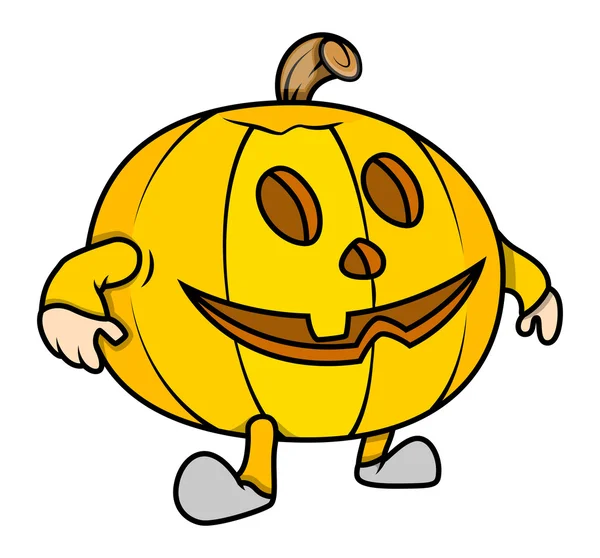 Rolig jack o ' lantern kostym jack o ' lykta — Stock vektor