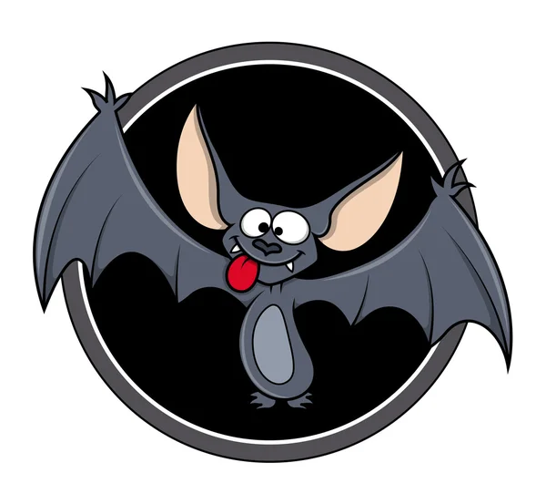 Cartoon bat vector — Stock Vector