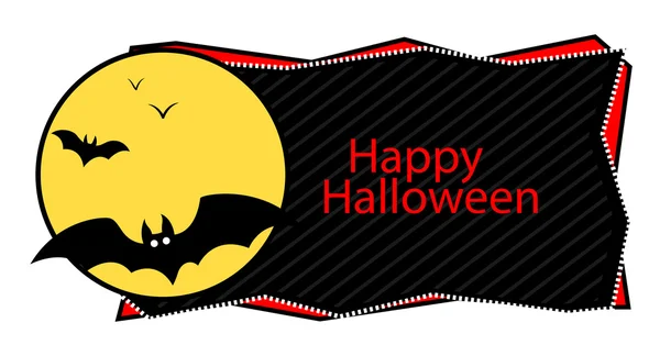 Happy Halloween banner — Stock Vector