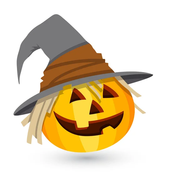 Komické jack o ' lantern - Halloween vektorové ilustrace — Stockový vektor