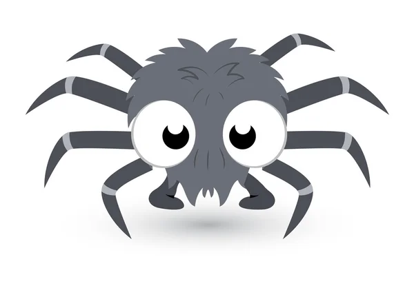 Vector aranyos apró pók — Stock Vector