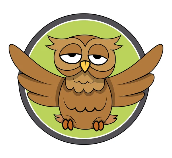 Owl vector illustration — Stock Vector