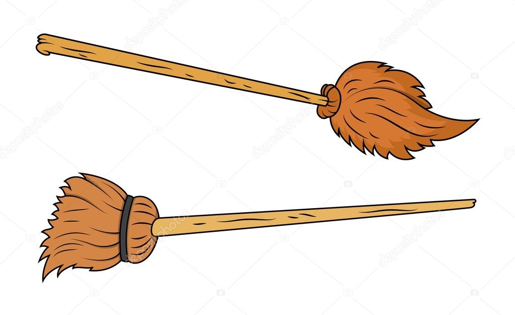 Brooms Vector Stock Vector Image By C Baavli 32532207