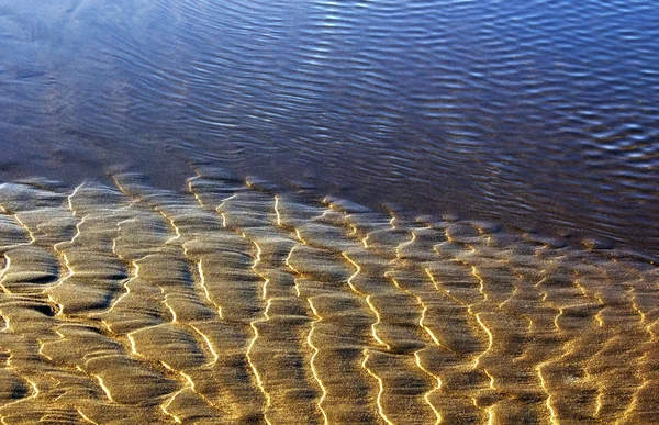 Spiaggia bagnata terra — Foto Stock