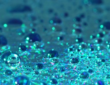 zöld fényes csepp háttér