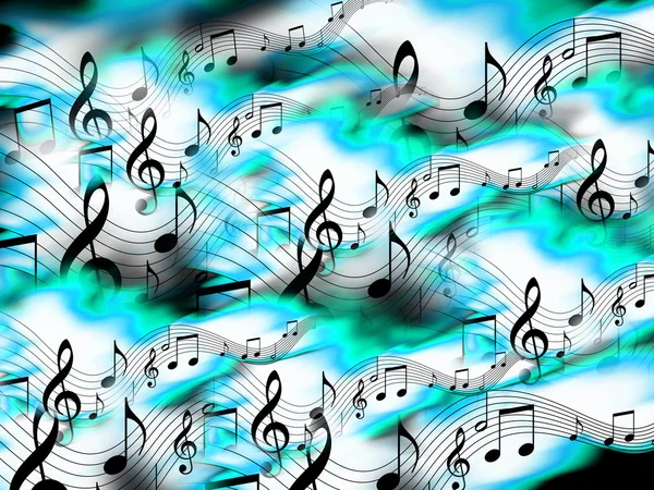 Musical Background — Stock Photo, Image