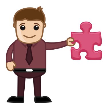 adam gösteren parça Yapboz