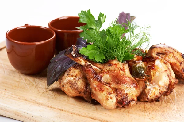 Fried chicken legs — Stock Photo, Image