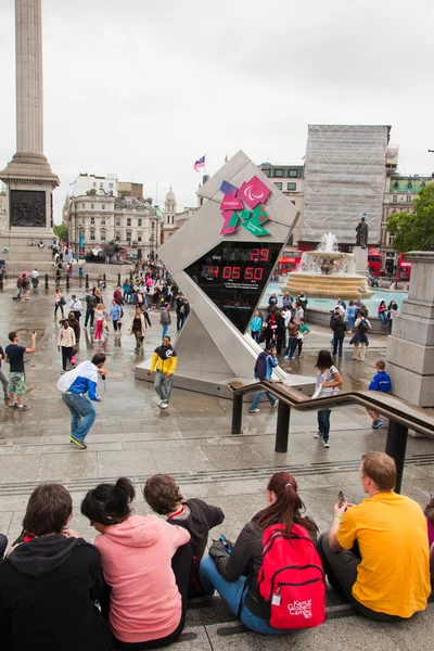 Londra 2012, Trafalgar square — Foto Stock