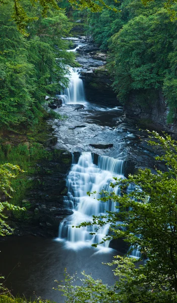 Corra Linn waterfall Clyde Valley — Stock Photo, Image