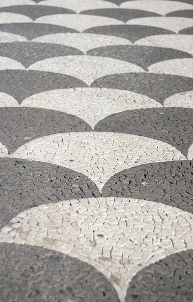 Paving with scalloped design — Stock Photo, Image