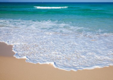 Fuerteventura, beyaz kum plaj