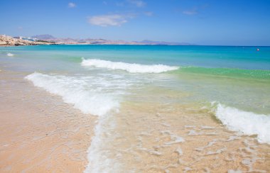 Fuerteventura, playa de sotavento jandia Yarımadası