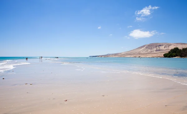 Fuerteventura playa de sotavento na poloostrově jandia — Stock fotografie