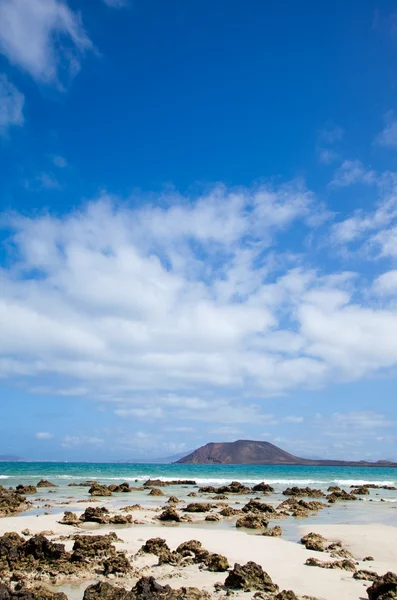 Corralejo Flag Beach — Stock Photo, Image