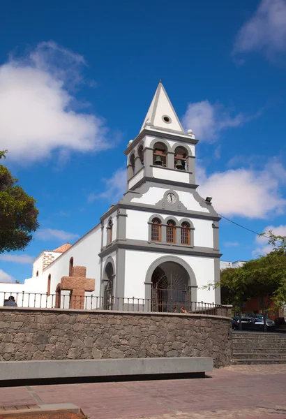 Kerk in puerto del rosario, Canarische eilanden, fuerteventura, spa — Stockfoto