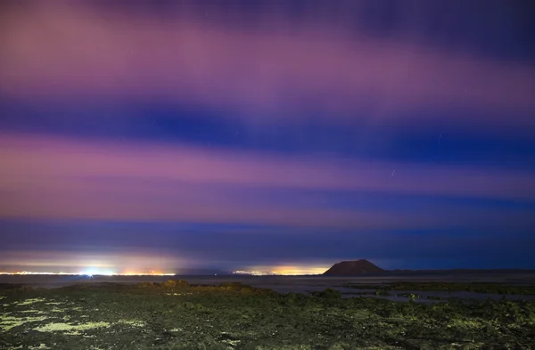 フェルテベントゥラ島北部、夜のショット — ストック写真