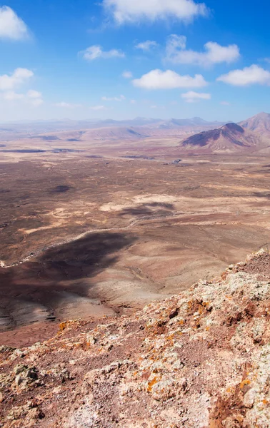 Kuzey fuerteventura, montana roja (kırmızı mounta güneyden görünümü