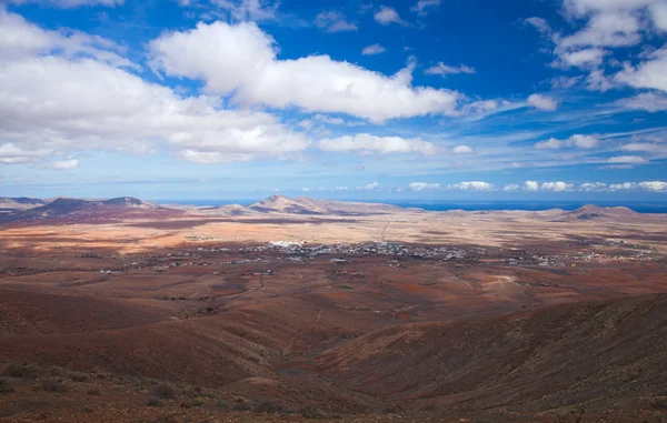 Fuerteventura centrale, vue depuis El Pinar — Photo