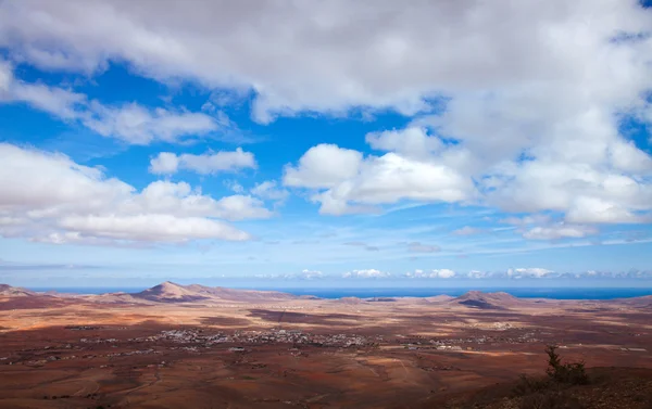 Centrala fuerteventura, vy från el pinar — Stockfoto