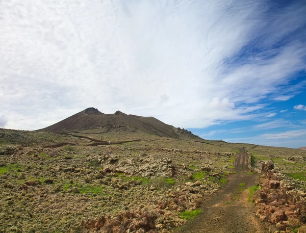 Vnitrozemí ostrova fuerteventura, malpais de la arena — Stock fotografie