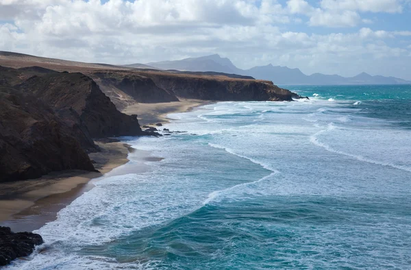 Westküste Fuerteventuras bei la pared — Stockfoto