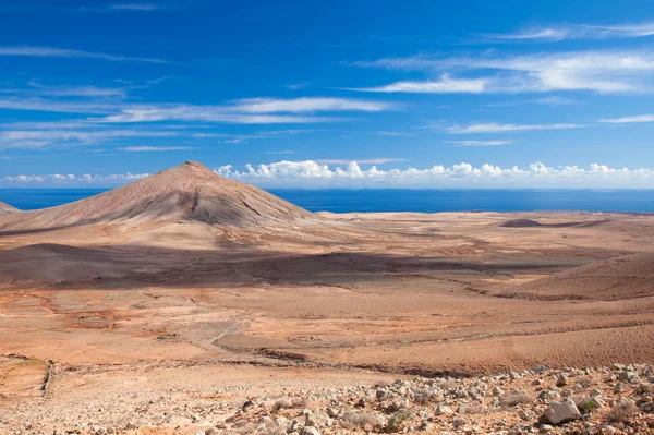 Ve vnitrozemí ostrova fuerteventura — Stock fotografie