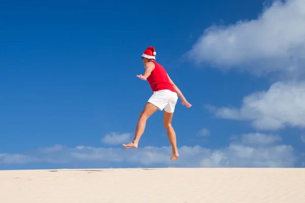 Amateur Christmas in the dunes photoshoot — Stock Photo, Image