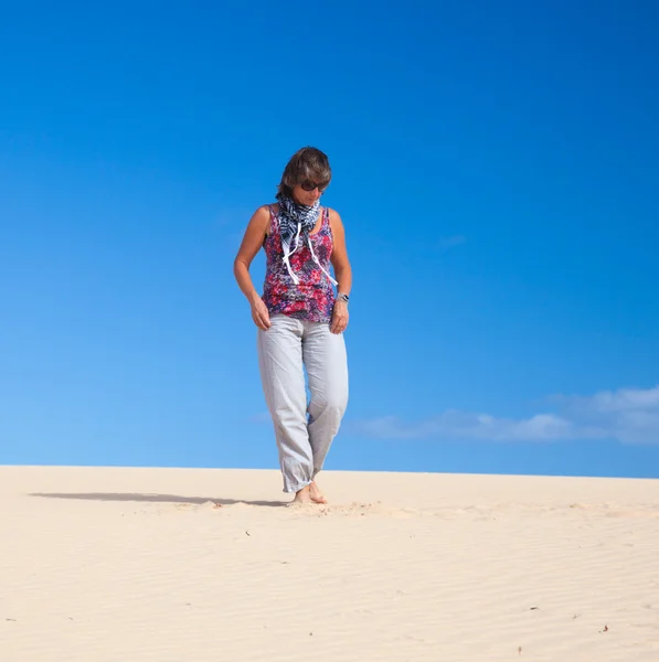 Amateur de Noël dans les dunes photoshoot — Photo