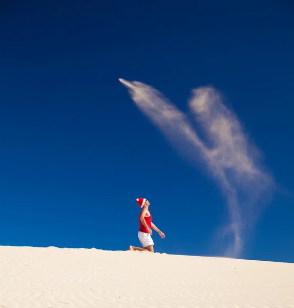 Self-made sand genie — Stock Photo, Image