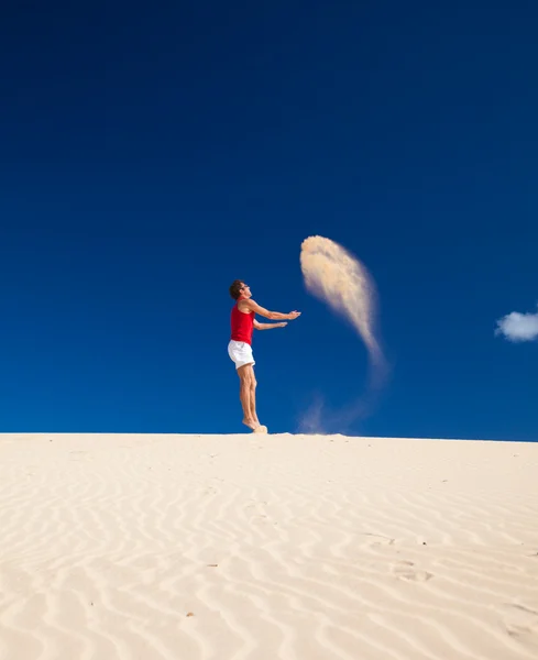 Self-made пісок genie — стокове фото