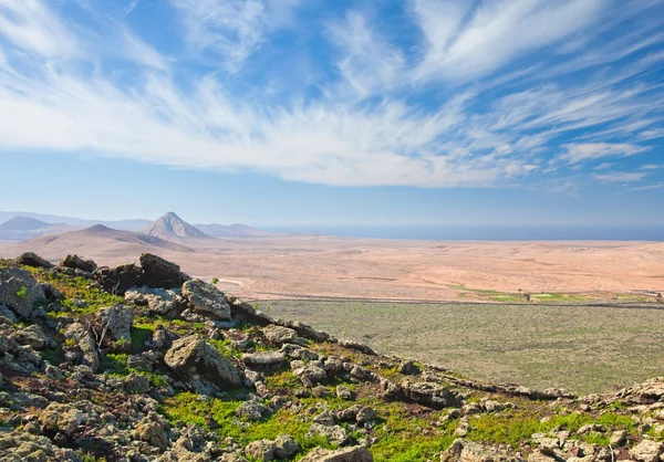 Ve vnitrozemí ostrova fuerteventura — Stock fotografie