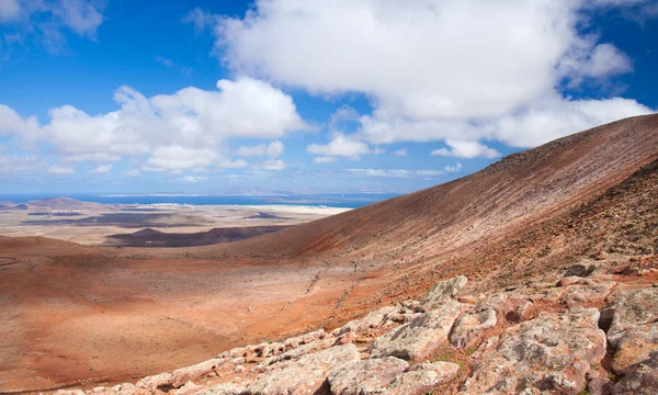 Ve vnitrozemí ostrova fuerteventura — Stock fotografie