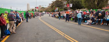 Santa cruz, İspanya - 12 Şubat: karnaval bekliyor izleyiciler