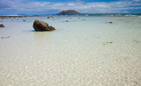 Norte de Fuerteventura, Corraejo Playa de la bandera — Foto de Stock