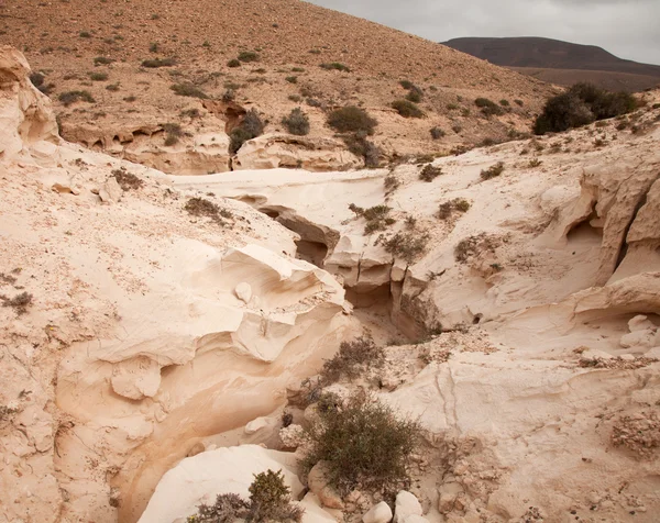 Intérieure nord de fuerteventura, barranco de los enamorados — Photo